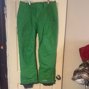 Columbia Emerald Green Winter Pants